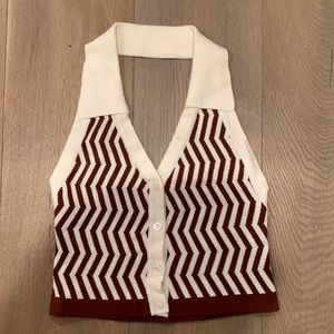 Woman’s collard Halter top